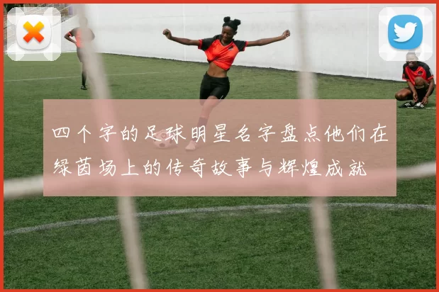 四个字的足球明星名字盘点他们在绿茵场上的传奇故事与辉煌成就