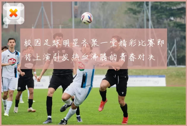 校园足球明星齐聚一堂精彩比赛即将上演引发热血沸腾的青春对决